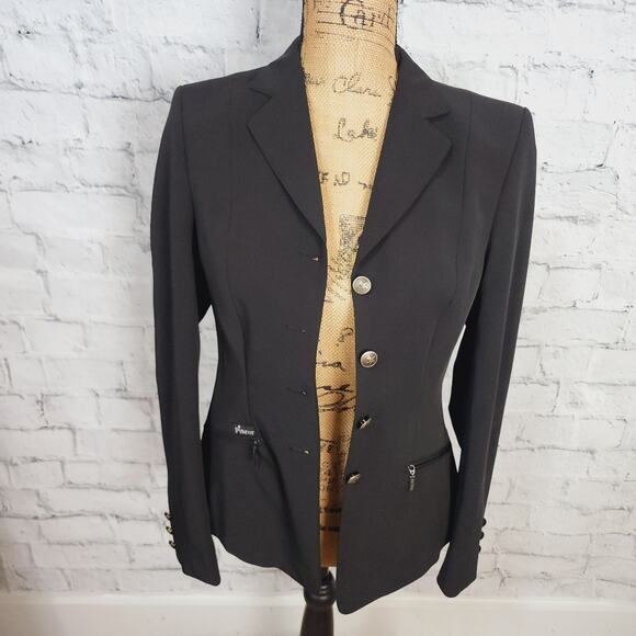 Pikeur skarlet competition jacket Sz S black show blazer A20 - Picture 3 of 5